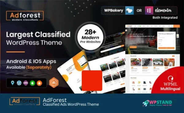 AdForest Theme GPL v5.0.5 - Classified Ads WordPress Theme