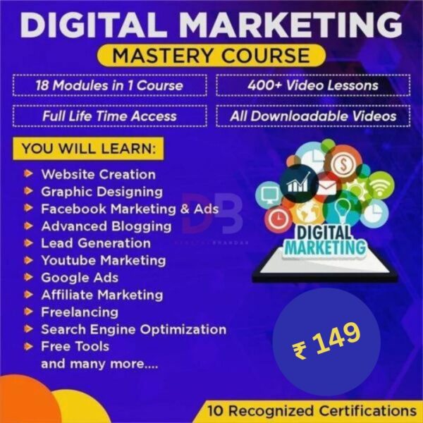 Digital Marketing Mastery Course